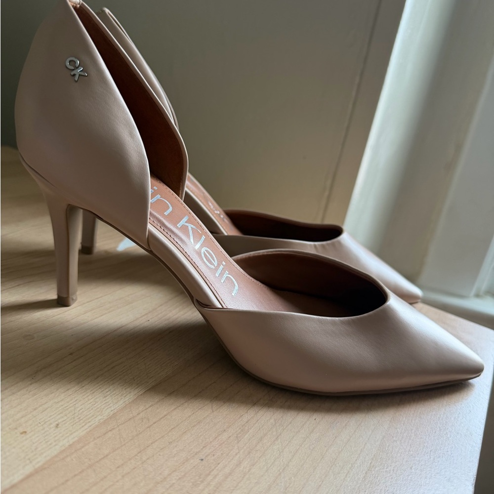 Calvin Klein Nude Heels